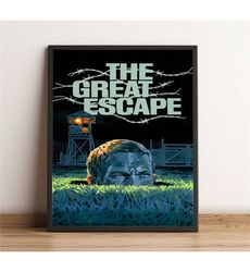 The Great Escape Poster, Steve McQueen Wall Art,