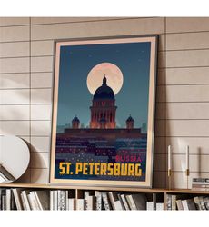 Saint Petersburg Cityscape Poster | Home Decor |