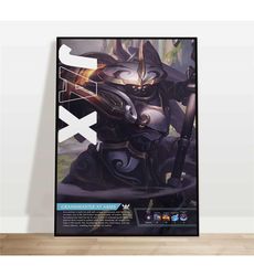 jax | custom league of legends poster |