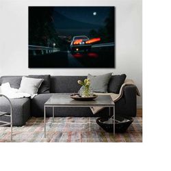 initial d by ray29rus canvas print - initial d wall art - initial d wall decor - initial d canvas art - initial d by ray