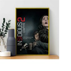 Insidious: Chapter 2 Horror Movie Poster, Canvas Poster Wall Art Decor Print, Home Decor Living Room Decor Aesthetic