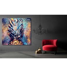 pineapple painting pineapple poster canvas painting canvas print
