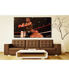 mike tyson poster,mike tyson canvas wall art,boxing canvas