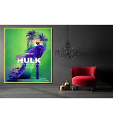 She Hulk Canvas Print, She Hulk Poster,She Hulk
