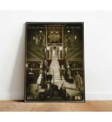 american horror story poster, canvas wall art, rolled