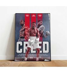 Creed Poster, Canvas Wall Art, Rolled Canvas Print,
