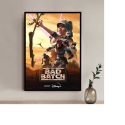Star Wars The Bad Batch Season 2 Movie Poster - High quality Canvas art print - Room decoration - Art Poster For Gift
