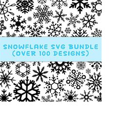 Snowflake Svg, Christmas Svg Bundle, Cricut Cut Files, Snowflake Svg Bundle, Winter Svg, Svg Files, Snowflake Clipart, S