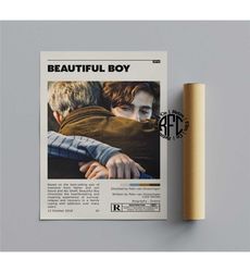 Beautiful Boy Retro Vintage Poster | Minimalist Movie
