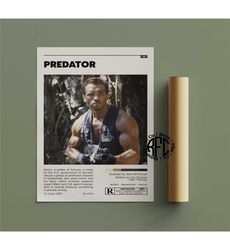 Predator Retro Vintage Poster | Minimalist Movie Poster