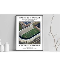 Harvard Stadium Canvas Poster | Harvard Stadium Print
