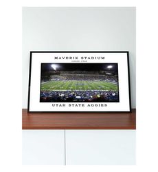 Maverik Stadium Poster Print | Canvas Stadium Print