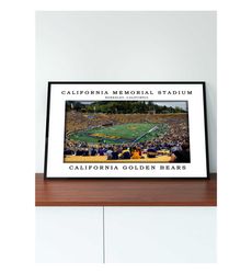 california memorial canvas poster | california memorial stadium