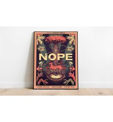 Nope Poster / Nope Movie Poster / Vintage