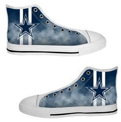 DaIIas Cowboys NFL Football  Custom Canvas High Top Shoes