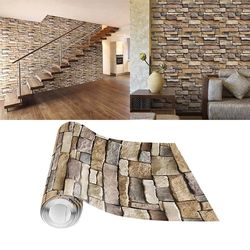 3D Self-Adhesive Wallpaper Removable.45/200CM.