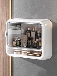 Wall-mounted Cosmetics Storage Box With Lid