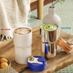 Smart Thermos Bottle Water Digital LED Temperature Coffee Mug Cup Stainless Steel