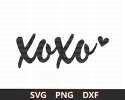 XOXO SVG, Valentine's Day Svg, Love Svg, Svg Files, Cricut and Silhouette Cut Files