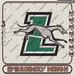 Loyola Maryland Greyhounds Logo Emb Files, NCAA Loyola Maryland Embroidery Design, NCAA Team Machine Embroidery Files