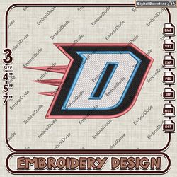 NCAA DePaul Blue Demons Logo Emb Files, NCAA DePaul Blue Embroidery Design, NCAA Team Machine Embroidery Files