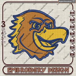 Marquette Golden Eagles Mascot Emb Files, NCAA Marquette Golden Embroidery Design, NCAA Team Machine Embroidery Files