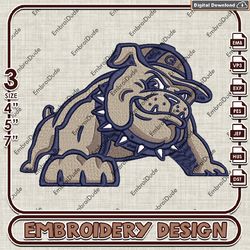 Georgetown Hoyas Mascot Logo Emb Files, NCAA Georgetown Hoyas Embroidery Design, NCAA Team Machine Embroidery Files