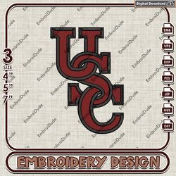 South Carolina Gamecocks Writing Logo Emb Files, South Carolina Embroidery Design, NCAA Team Machine Embroidery Files