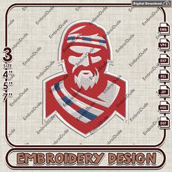 NCAA Radford Highlanders Mascot Emb Files, NCAA Radford Embroidery Design, NCAA Team 3 sizes Machine Embroidery Files