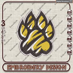 Towson Tigers, Machine  Embroidery Files, Towson Tigers Logo Embroidery Designs, NCAA Embroidery Files