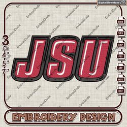 Jacksonville State Gamecocks, Machine  Embroidery Files, JSU Gamecocks Logo Embroidery Designs, NCAA Embroidery Files
