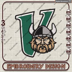Cleveland State Vikings, Machine  Embroidery Files, CSU Vikings Logo Embroidery Designs, NCAA Embroidery Files