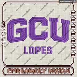 Grand Canyon Lopes, Machine Embroidery Files, Grand Canyon Lopes Logo Embroidery Designs, NCAA Embroidery Files