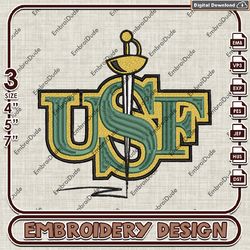 San Francisco Dons, Machine Embroidery Files, NCAA San Francisco Dons Logo Embroidery Designs, NCAA Embroidery Files