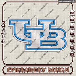 Ncaa Buffalo Bulls, Machine Embroidery Files, Ncaa Buffalo Bulls Embroidery Designs, NCAA Embroidery Files