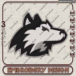 Northern Illinois Huskies Embroidery Machine Design, NIU Huskies Logo, NCAA Embroidery Design, Instant Download