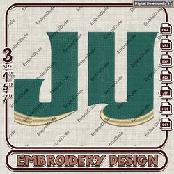 Jacksonville Dolphins machine embroidery design, NCAA JAX Dolphins embroidery, Sport embroidery, NCAA embroidery