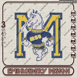 Murray State Racers NCAA Team Logo emb designs, Murray State Racers embroidery, NCAA Logo machine embroidery files