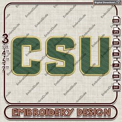 CSU Colorado State Rams Word Logo Emb design, NCAA Colorado State Rams Team embroidery, NCAA Team Embroidery File