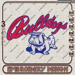 Fresno State Bulldogs Word Mascot Logo Emb design, NCAA Fresno State Bulldogs Team embroidery, NCAA Team Embroidery File