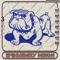 Fresno State Bulldogs Funny Mascot Emb design, NCAA Fresno State Bulldogs Team embroidery, NCAA Team Embroidery File