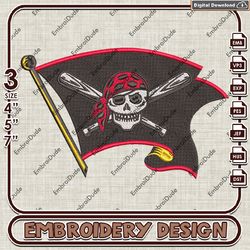 MLB Pittsburgh Pirates Head Mascot Logo Embroidery design, MLB Logo Team embroidery, MLB Logo Machine Embroidery File