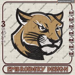 SIU Edwardsville Cougars NCAA Head Mascot Logo Embroidery design, NCAA SIU Edwardsville embroidery, NCAA Embroidery File