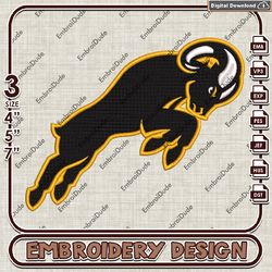 NCAA VCU Rams Head Mascot Logo Embroidery design, NCAA VCU Rams embroidery, NCAA VCU Rams Embroidery File