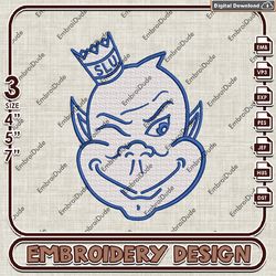 NCAA Saint Louis Billikens Head Mascot Logo Embroidery design, NCAA embroidery, NCAA Embroidery File