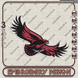 Saint Joseph's Hawks NCAA Mascot Logo Embroidery design, NCAA Saint Joseph's Hawks embroidery, NCAA Embroidery File