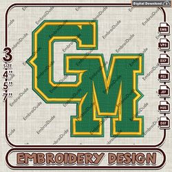 George Mason Patriots NCAA Logo Embroidery design ,NCAA George Mason Patriots embroidery, NCAA Embroidery File