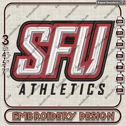 NCAA St. Francis Red Flash Word Logo Embroidery design ,NCAA St. Francis Red Flash embroidery, NCAA Embroidery File