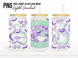 Horror Character Tumbler Wrap, 16oz Can Glass Wrap, Cartoon Can Glass, Spooky Vibes Can Glass, Halloween Png