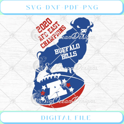 2020 AFC East Champions Buffalo Bills Football SVG PNG EPS DXF Cricut